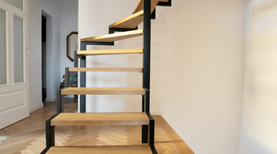 escalier métallique design